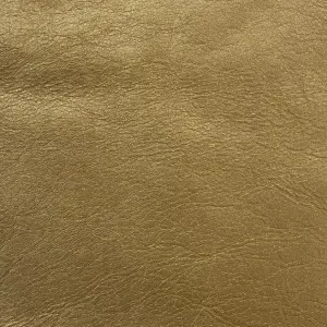 3oz (1.4mm) Metallic Cow Leather- Pale Gold (per square foot)