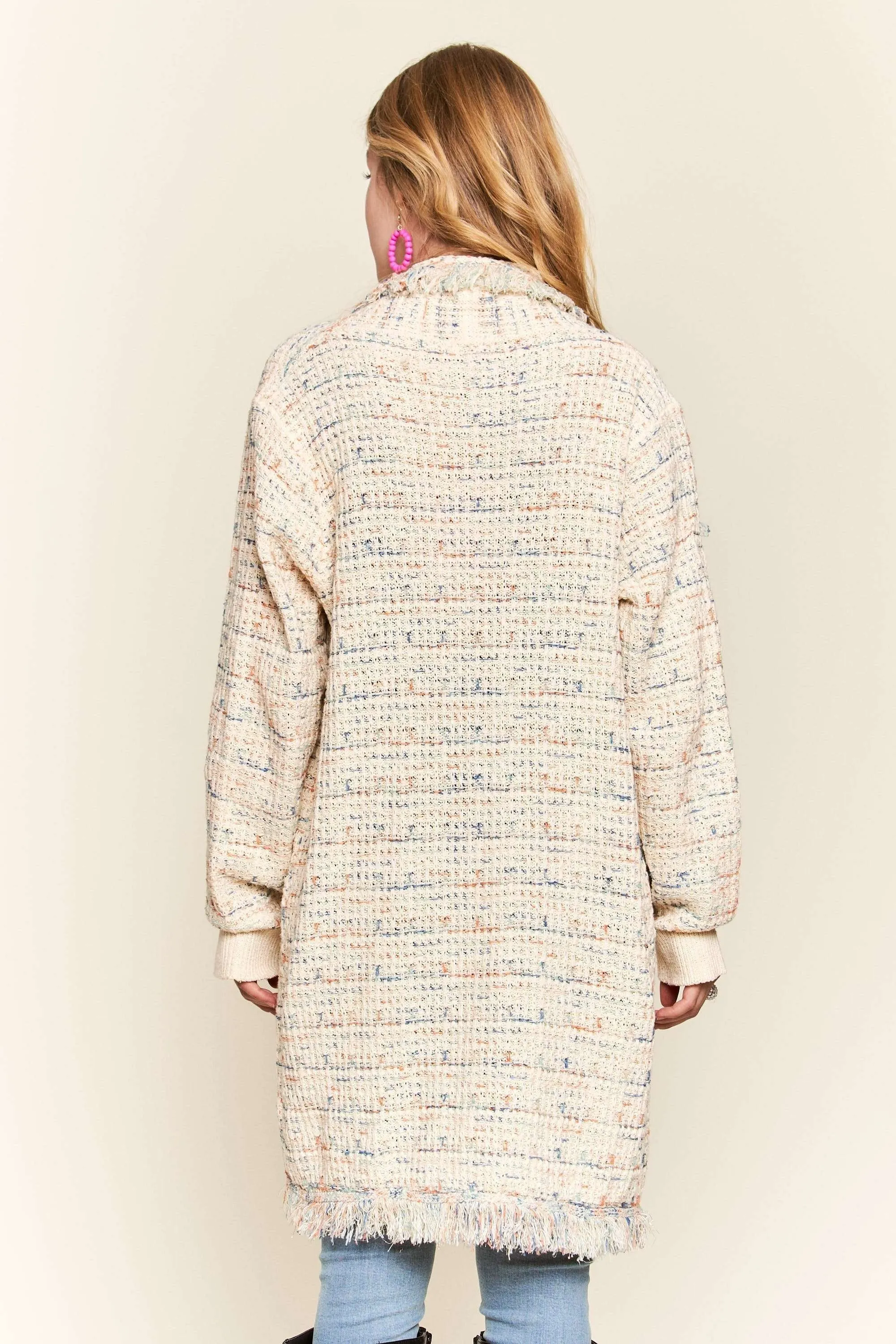 Adora Tweed Sweater Cardigan