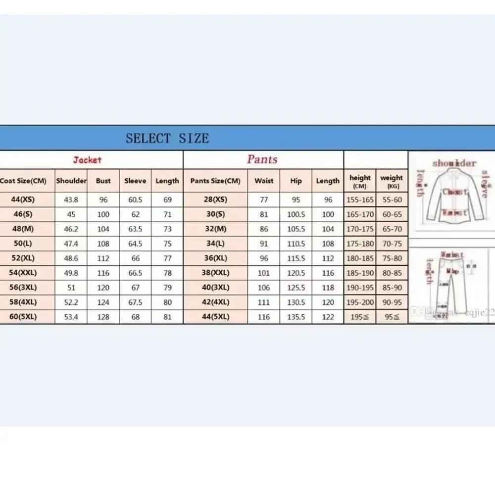 Aidase Men Suit Fashion Formal Business Slim Fit 3 Pieces White Blazers Burgundy Pants Men's  Wedding Male Set Groom Suit