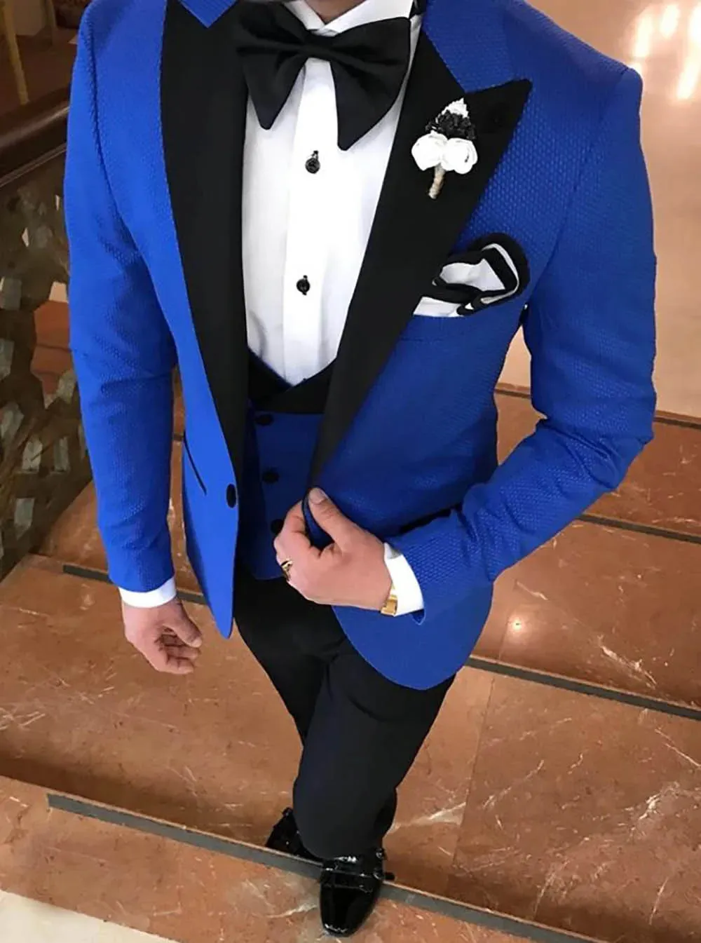 Aidase Men Suit Fashion Formal Business Slim Fit 3 Pieces White Blazers Burgundy Pants Men's  Wedding Male Set Groom Suit