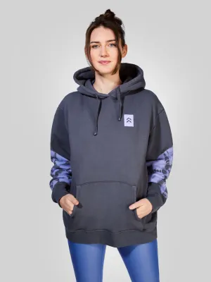 BARRY'S GUNMETAL/PERIWINKLE TIE DYE HOODIE