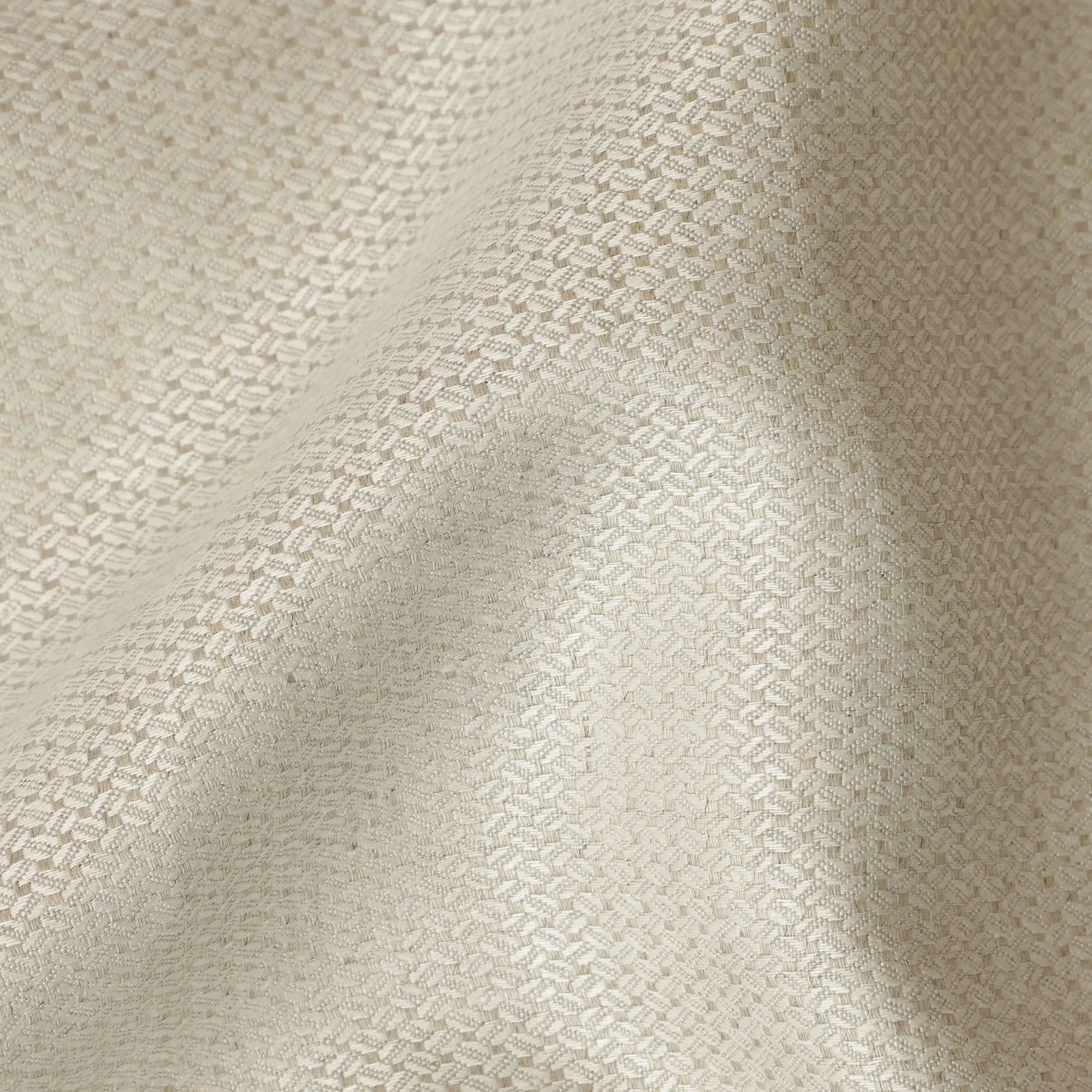 Beige Textured Thick Linen Fabric for Jacketing and Trousers, 150 cm Width-D20563