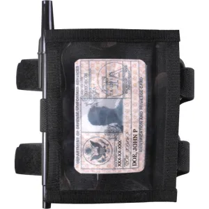 Black - Military Armband ID Holder