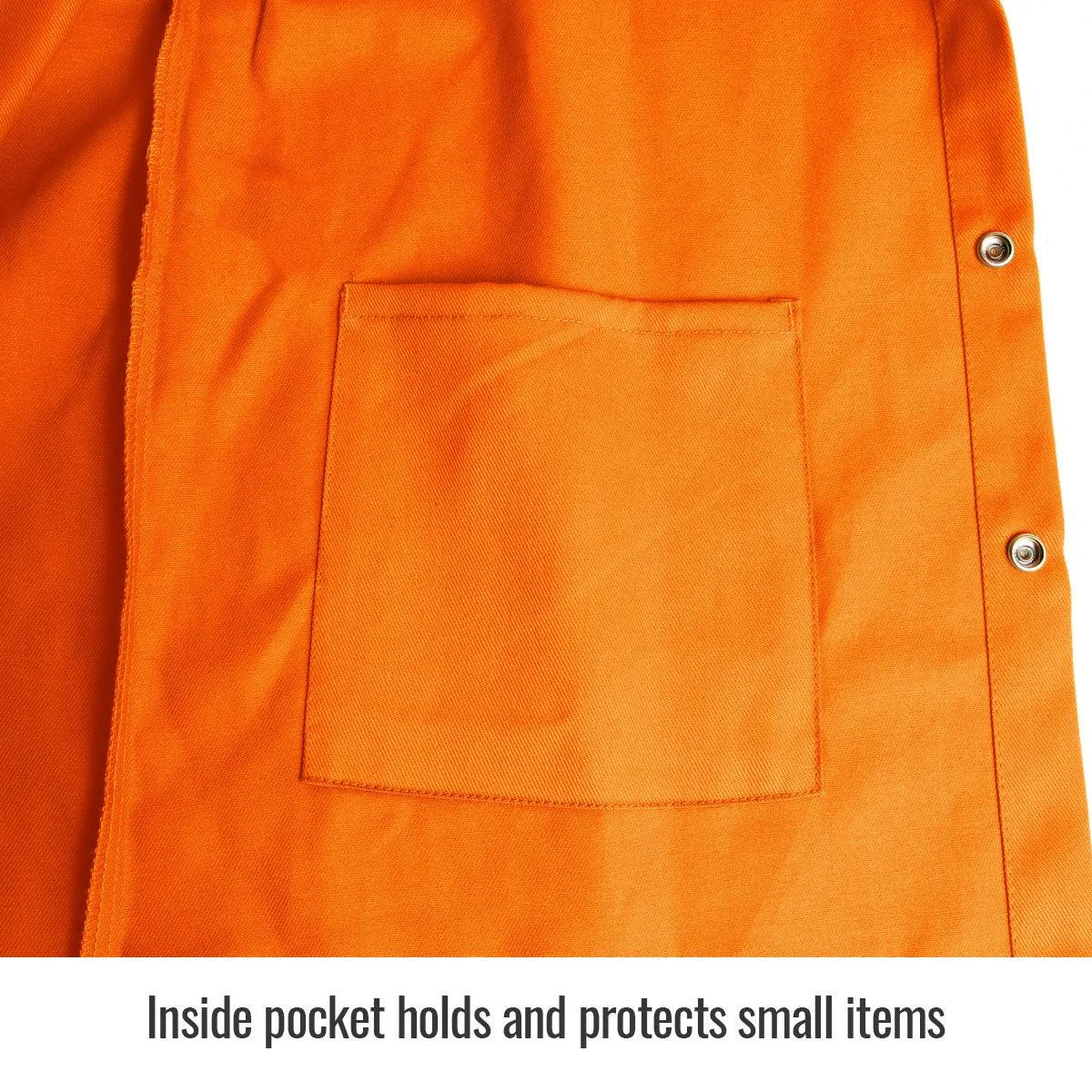 Black Stallion FR Cotton Jackets w/ Reflect Tape Orange - JF1012-OR