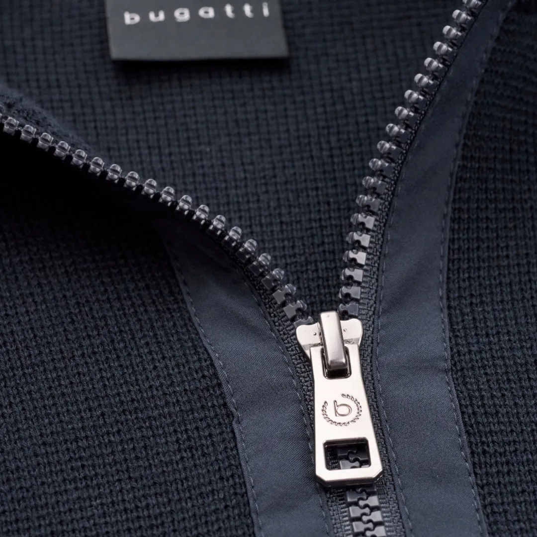 Bugatti Cotton Full Zip Cardigan