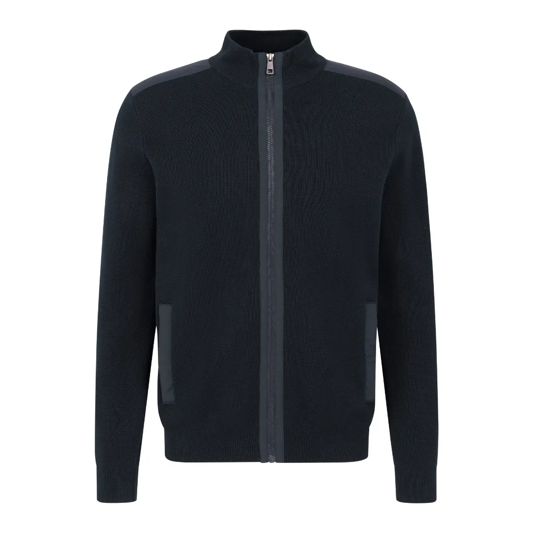 Bugatti Cotton Full Zip Cardigan