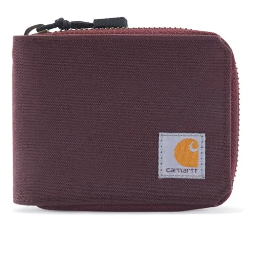 Carhartt B0000237 Men's Casual Canvas Zip Wallets Durable Zippered Wallets