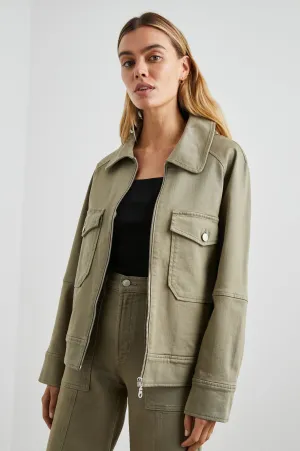CHEYENNE JACKET - WASHED OLIVE