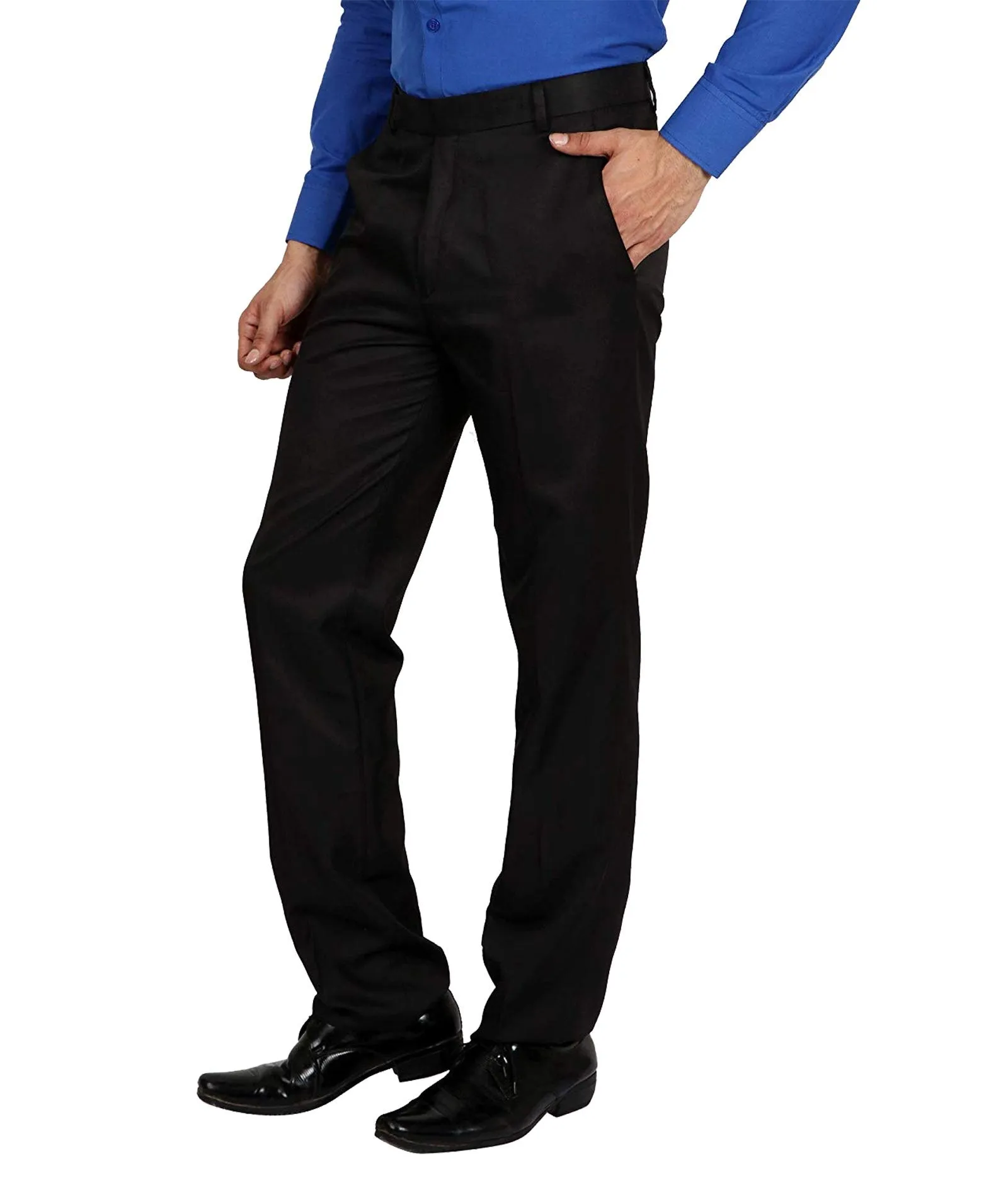 Cliths Black Formal Trouser For Mens Slim Fit/Formal Pants For Men Office Wear