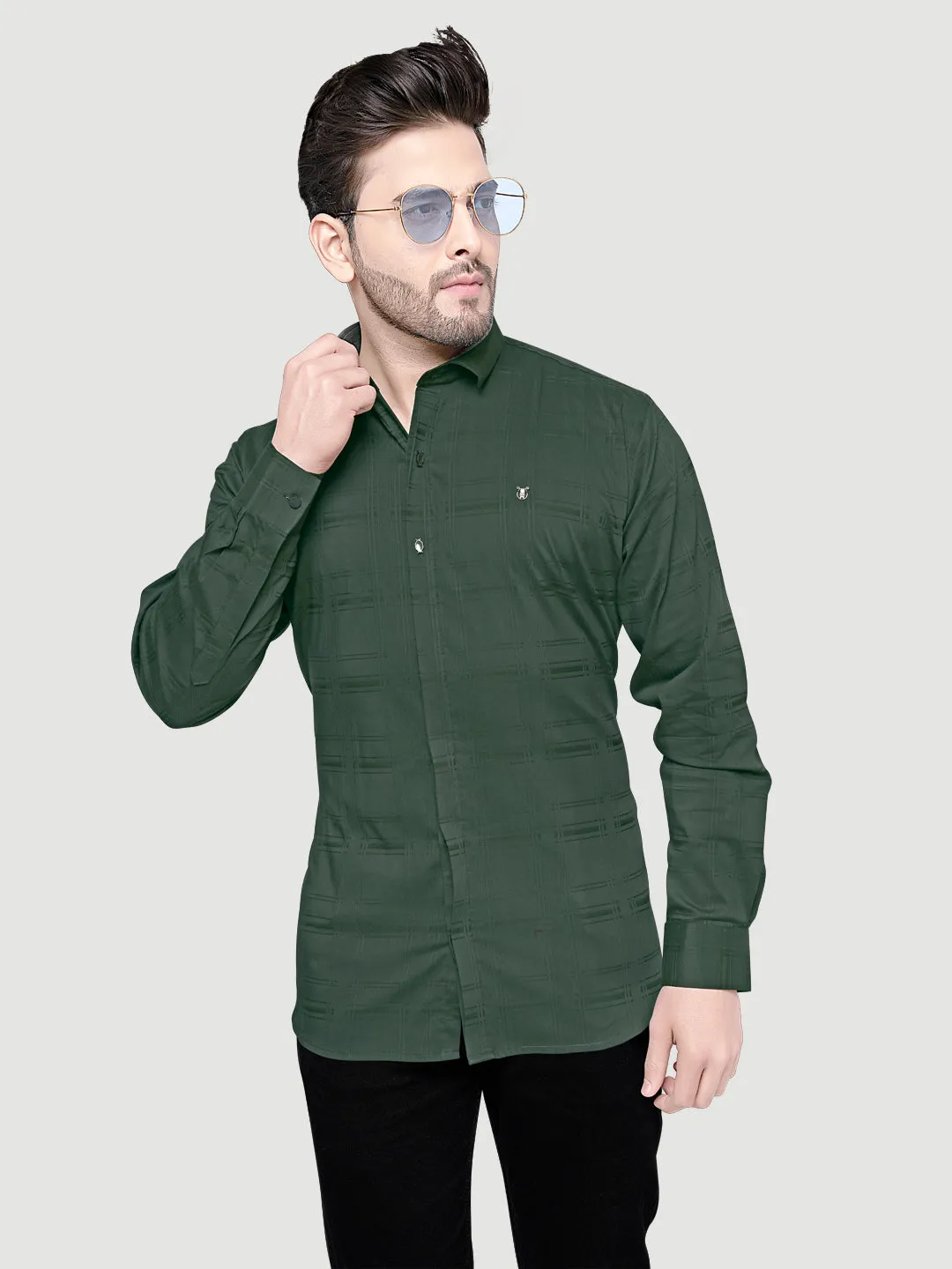 Designer Shirt with Collar Accessories