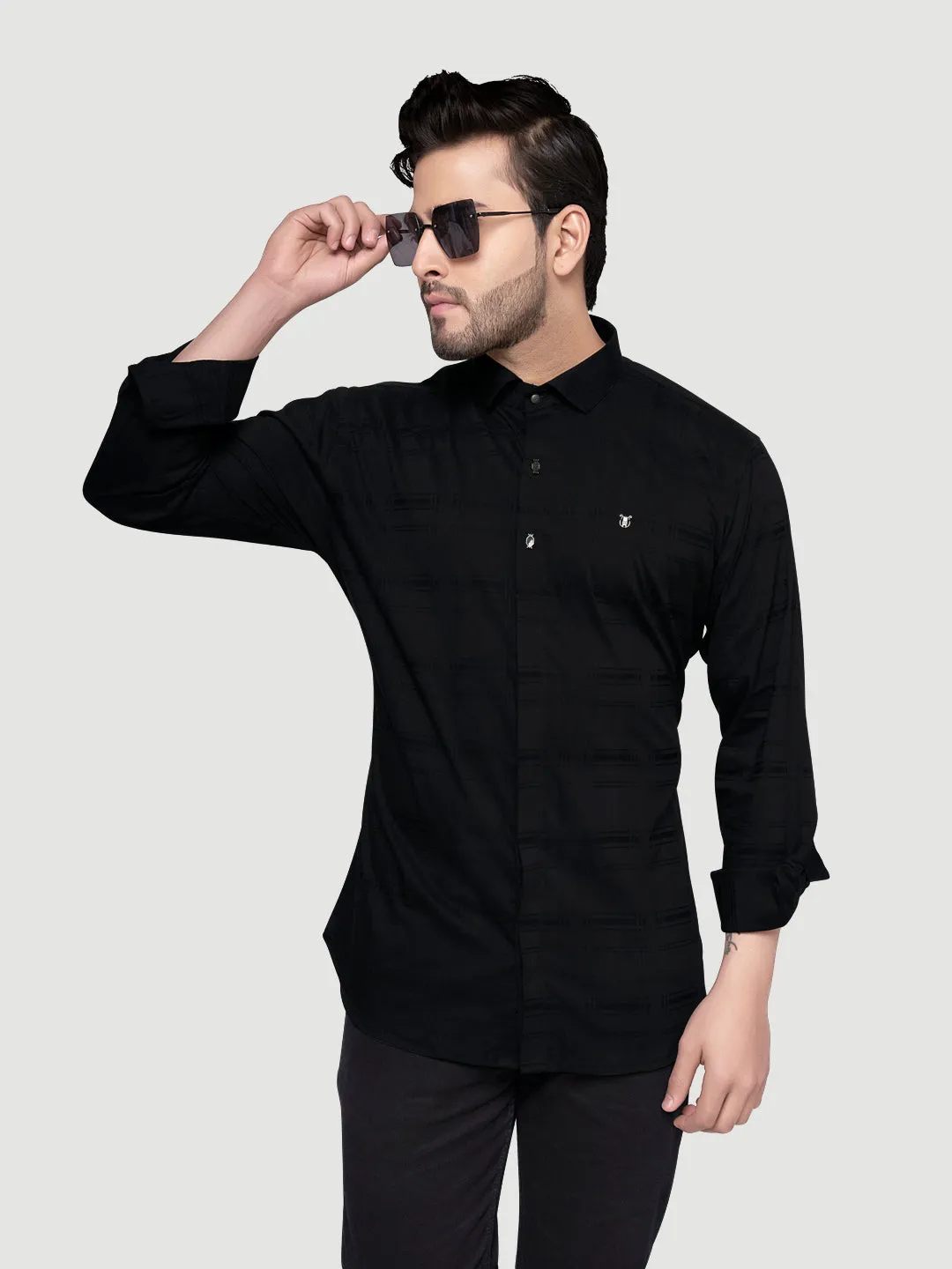 Designer Shirt with Collar Accessories