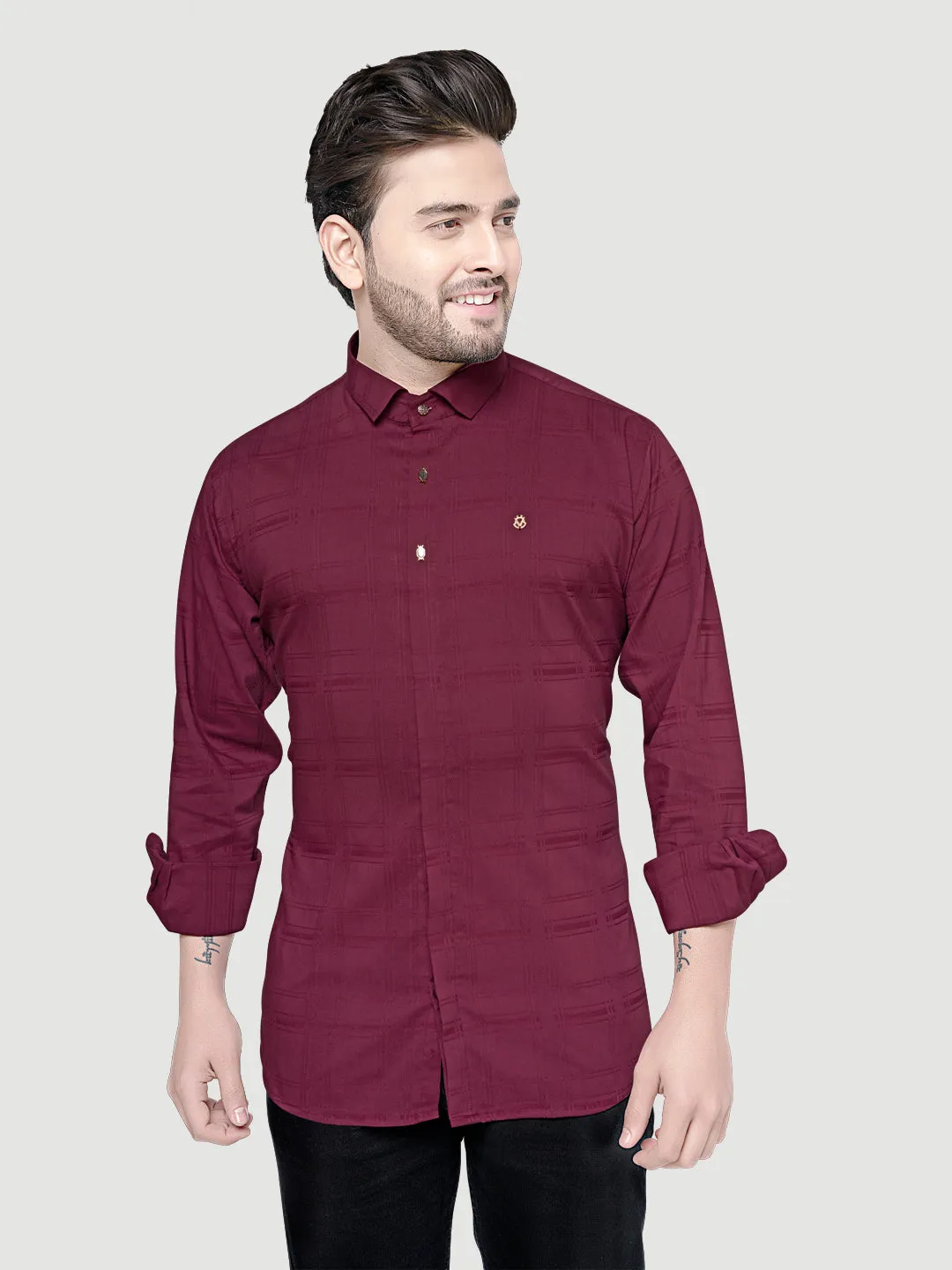 Designer Shirt with Collar Accessories