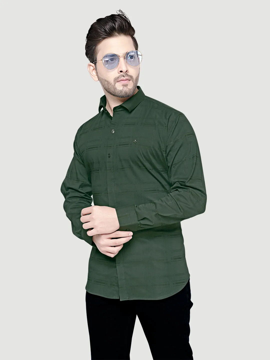 Designer Shirt with Collar Accessories