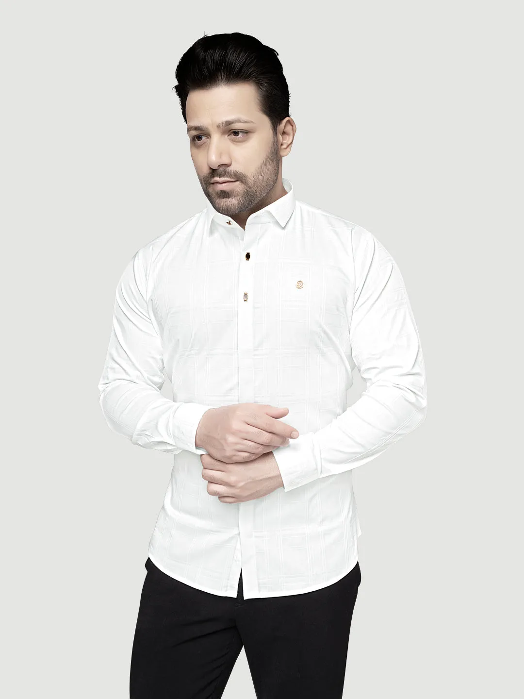 Designer Shirt with Collar Accessories
