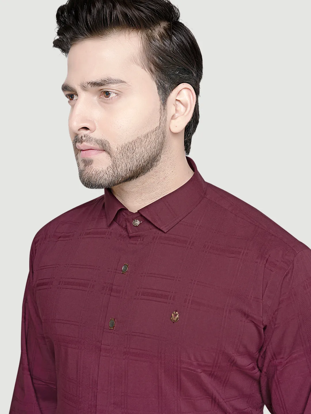Designer Shirt with Collar Accessories