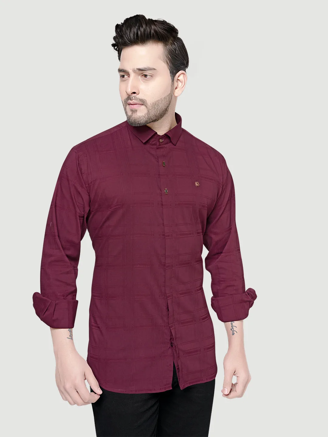 Designer Shirt with Collar Accessories