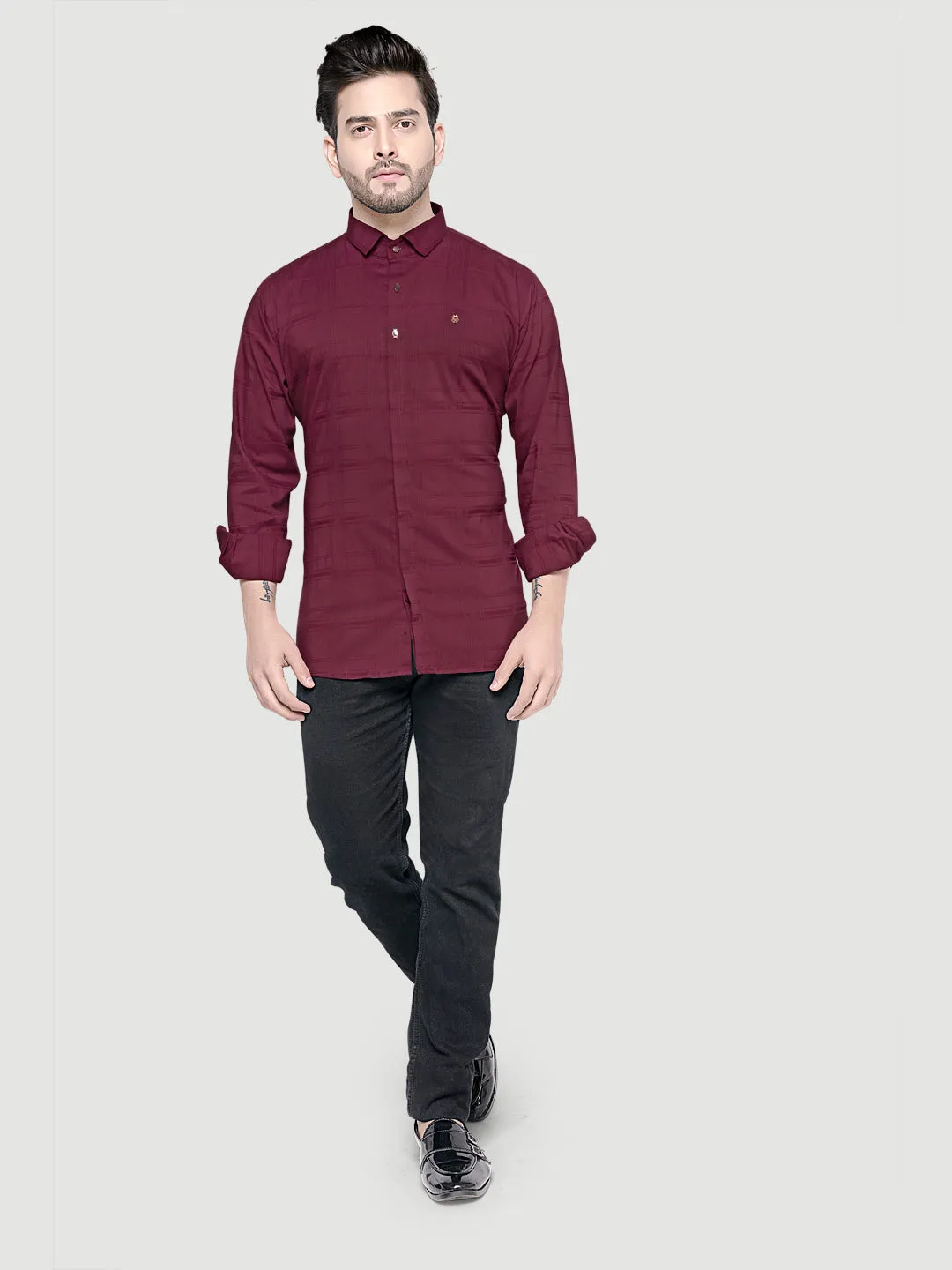 Designer Shirt with Collar Accessories