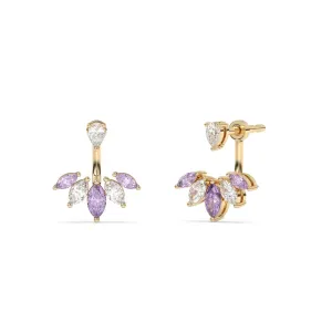 Diamond & Amethyst Ear Jacket