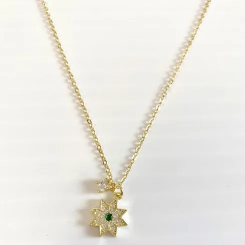 Fashion Accessories - Gold Gem Necklace