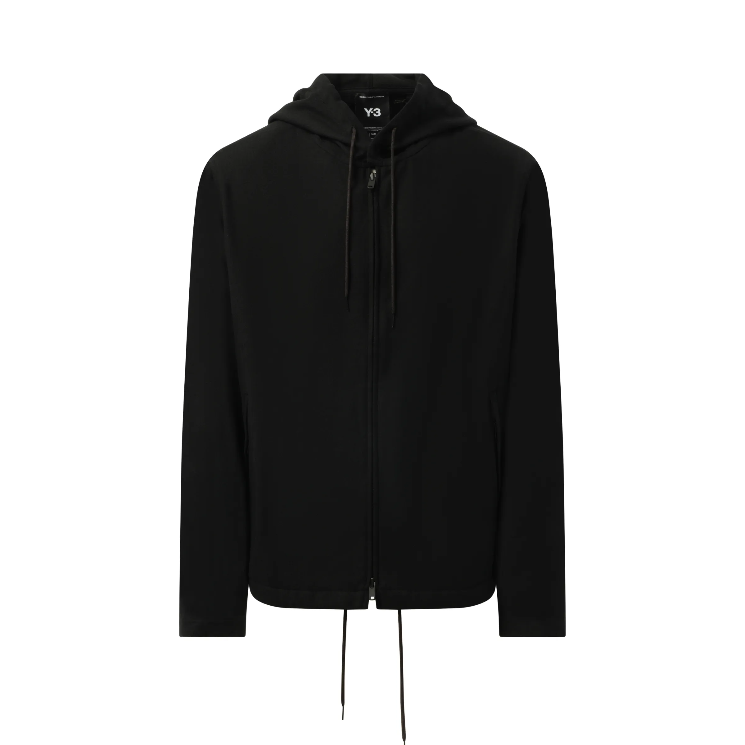 Flannel Hooded Jacket in Black