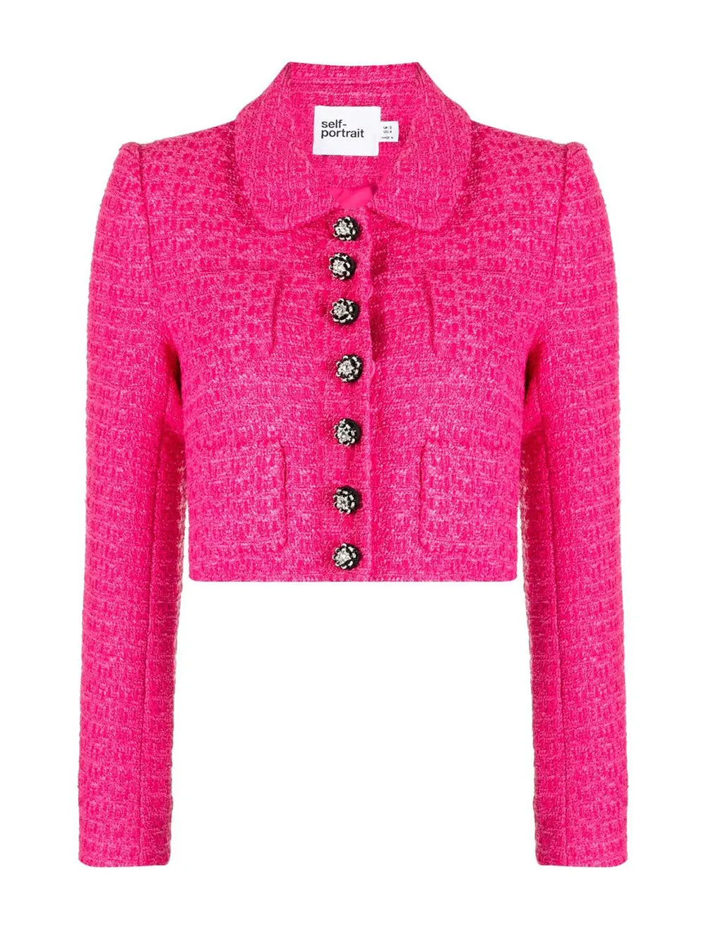 Fuchsia Boucle Jacket