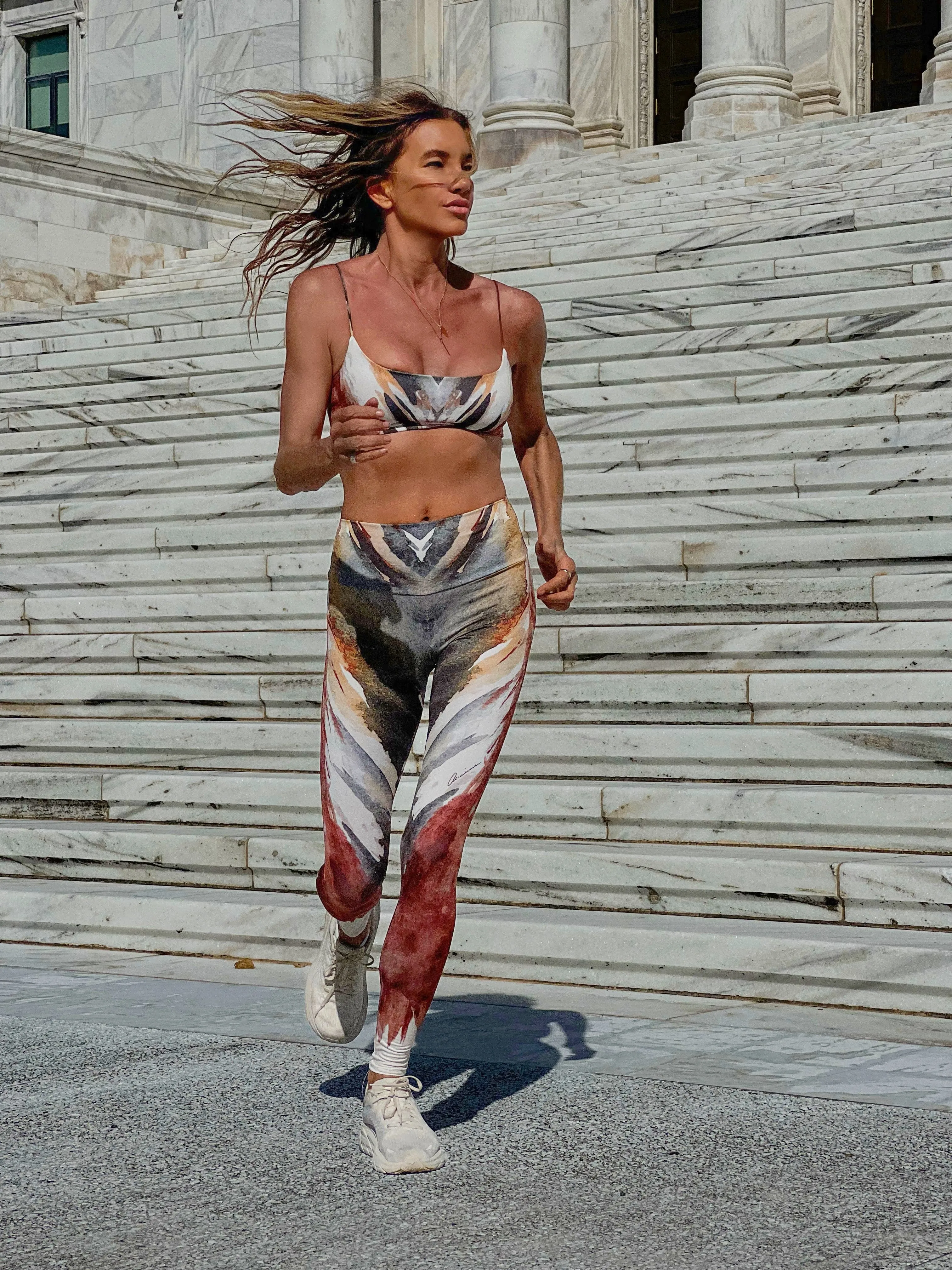 Giselle Leggings Owl Feather