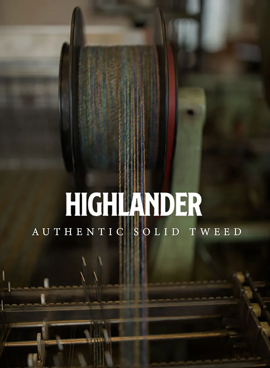 Highlander Gray Herringbone Tweed Jacket