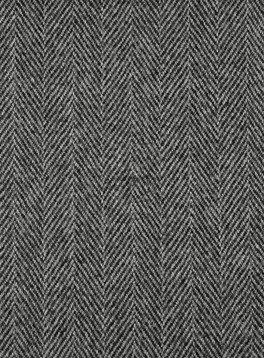 Highlander Gray Herringbone Tweed Jacket