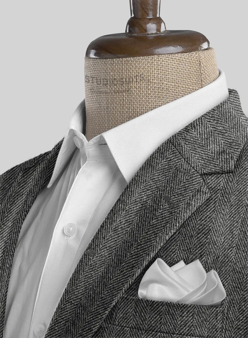 Highlander Gray Herringbone Tweed Jacket