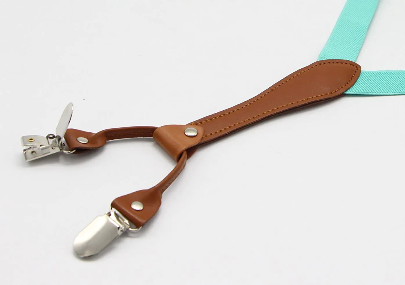 JAIFEI Suspenders & Bowtie Set- Men's Elastic X Band Suspenders   Bowtie For Wedding, Formal Events