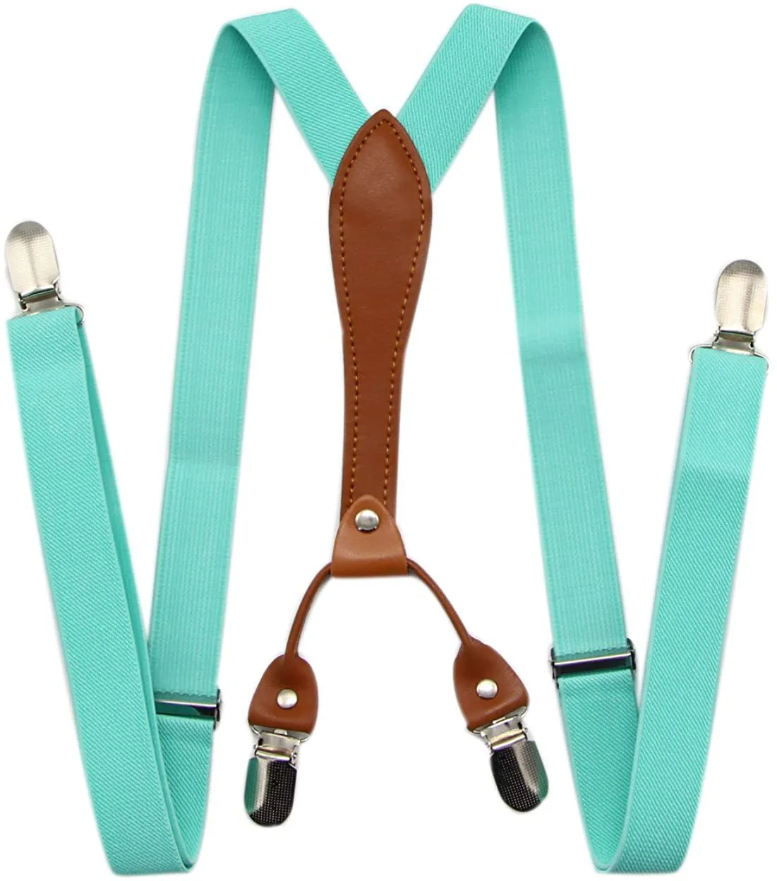 JAIFEI Suspenders & Bowtie Set- Men's Elastic X Band Suspenders   Bowtie For Wedding, Formal Events