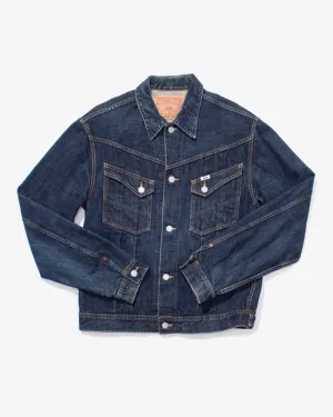 Japanese Repro Denim Jacket, Pherrow's Co, Indigo Blue - 42