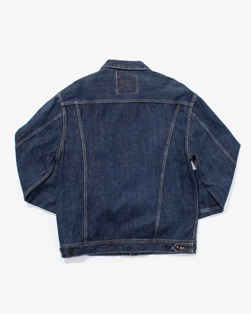 Japanese Repro Denim Jacket, Pherrow's Co, Indigo Blue - 42