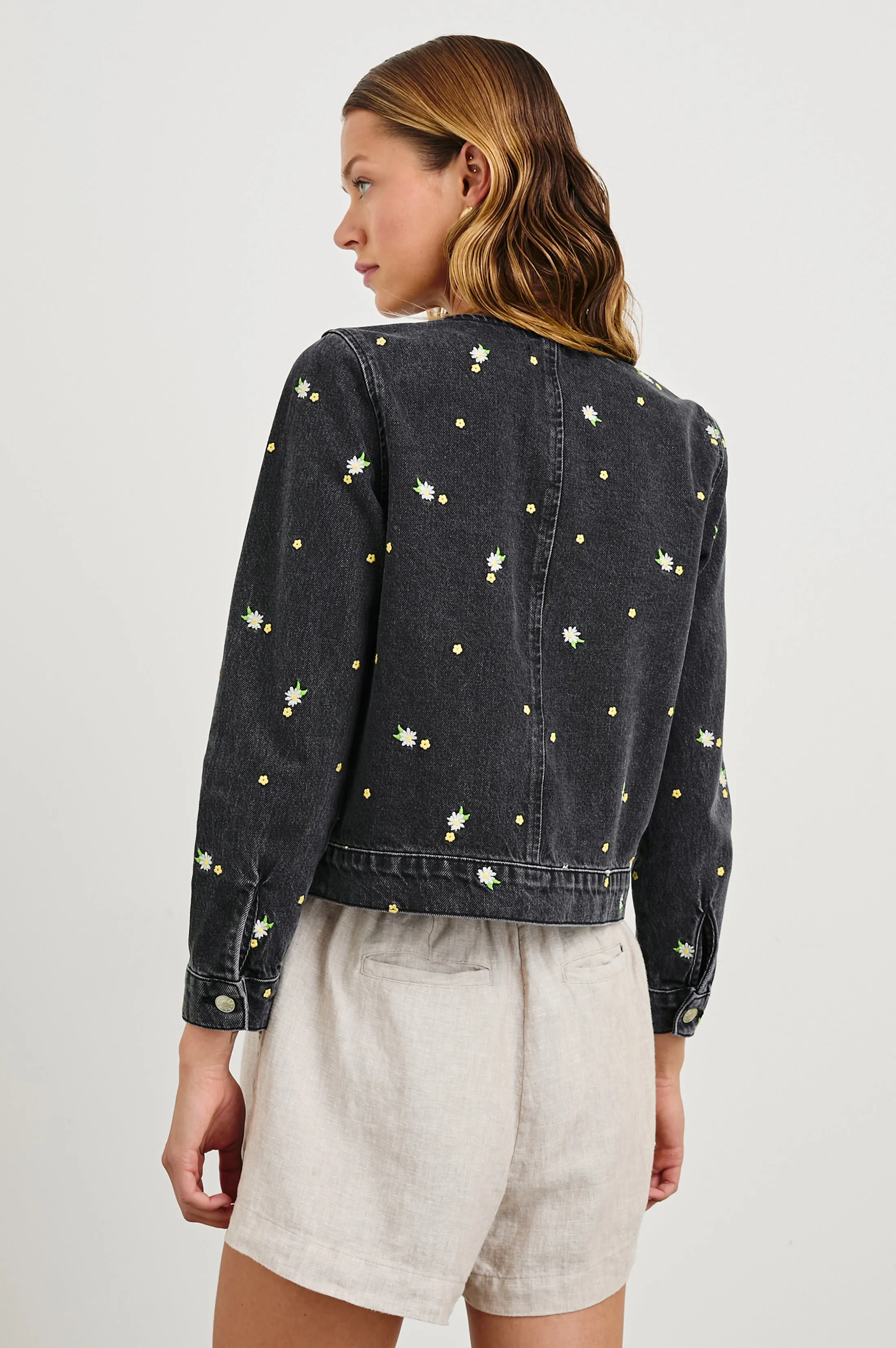 LIDO JACKET - ASH BLACK FLORAL