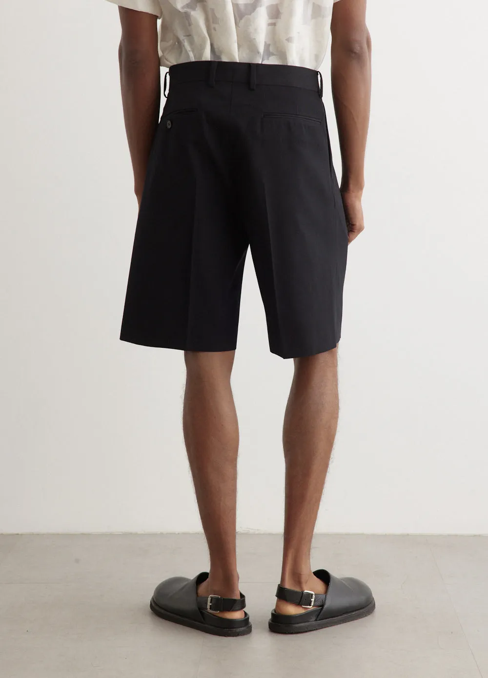 Light Wool Max Gabardine Shorts