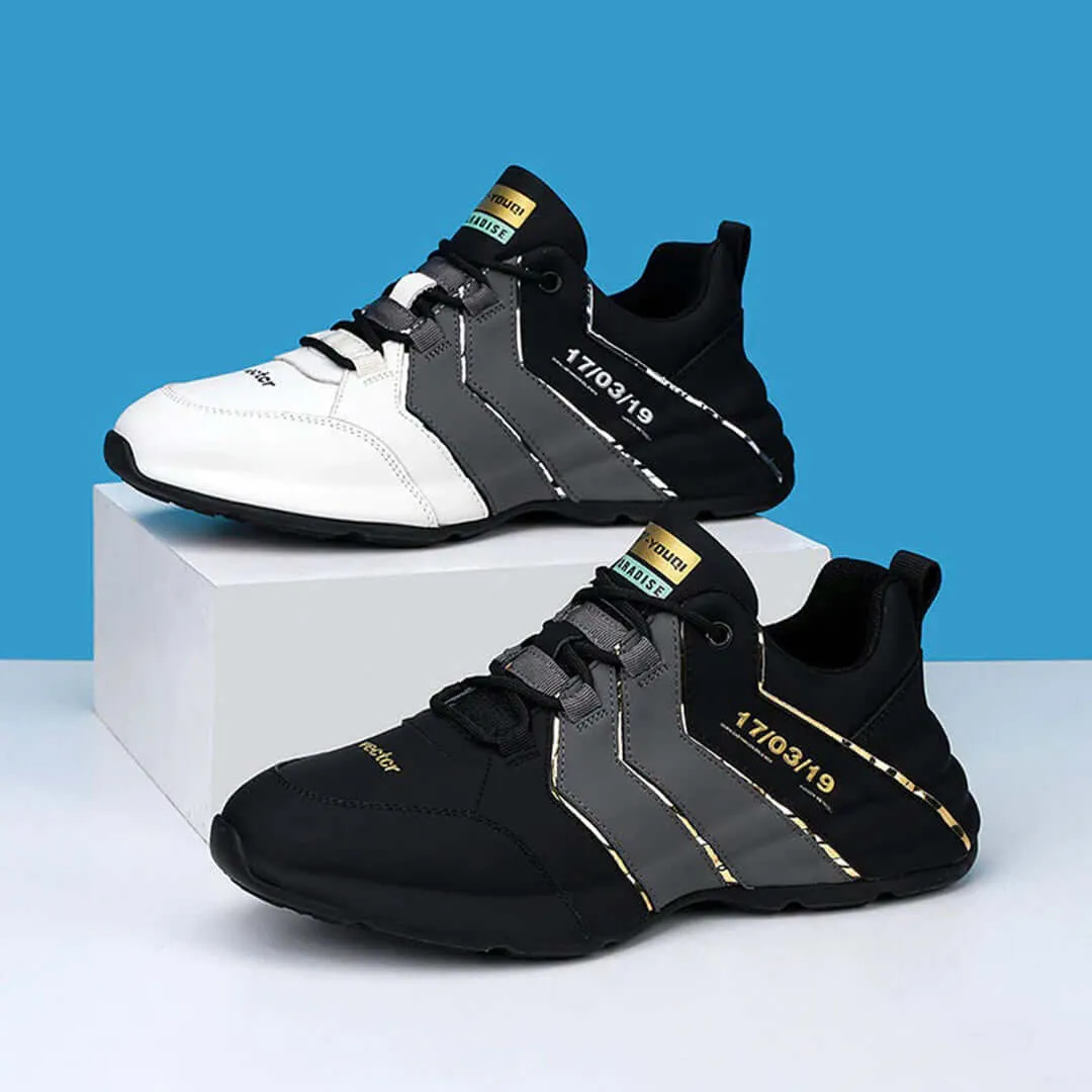 Men's Breathable Athletic Sneakers: Lightweight & Cushioned