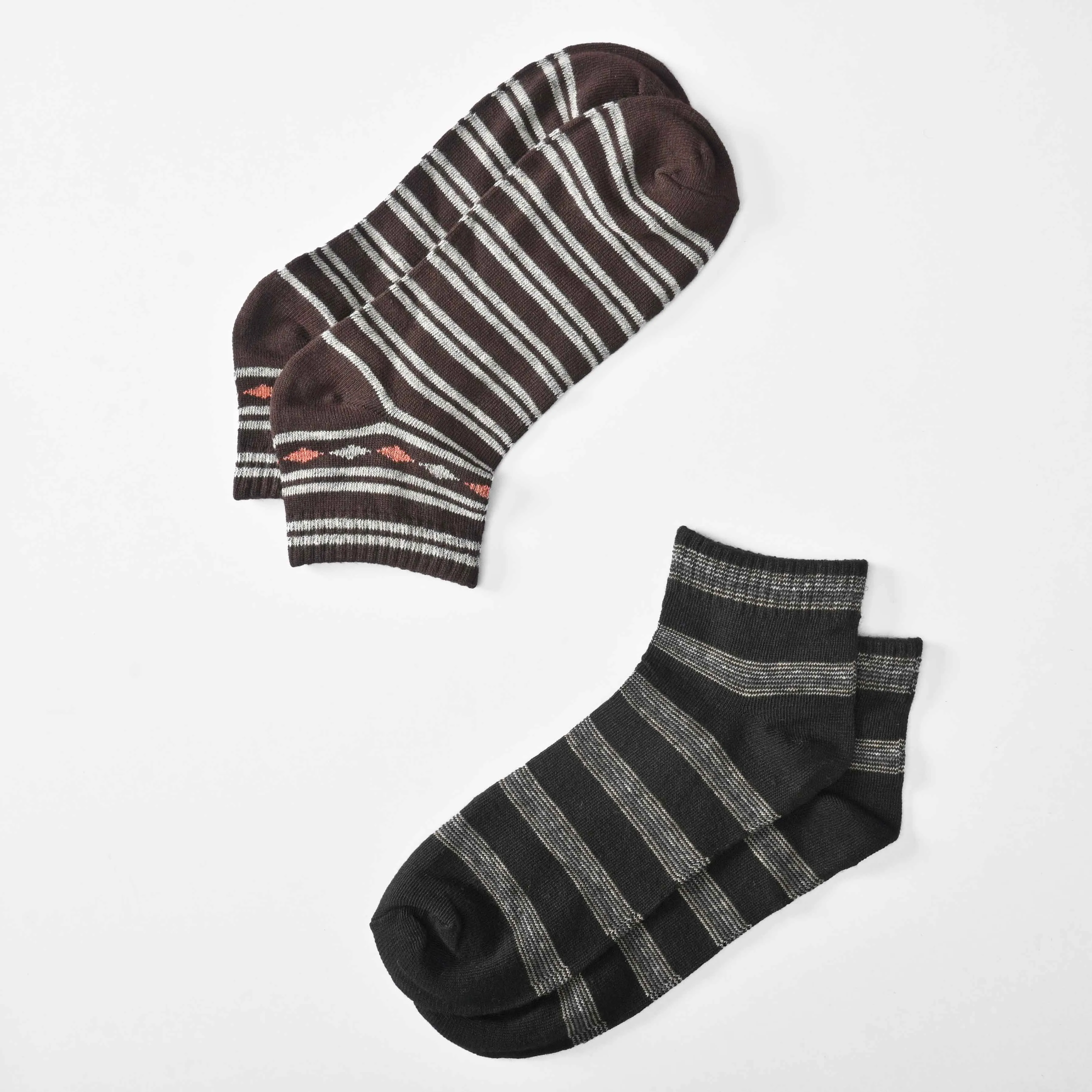 Men's Cotton Classic Anklet Socks - Pack Of 2