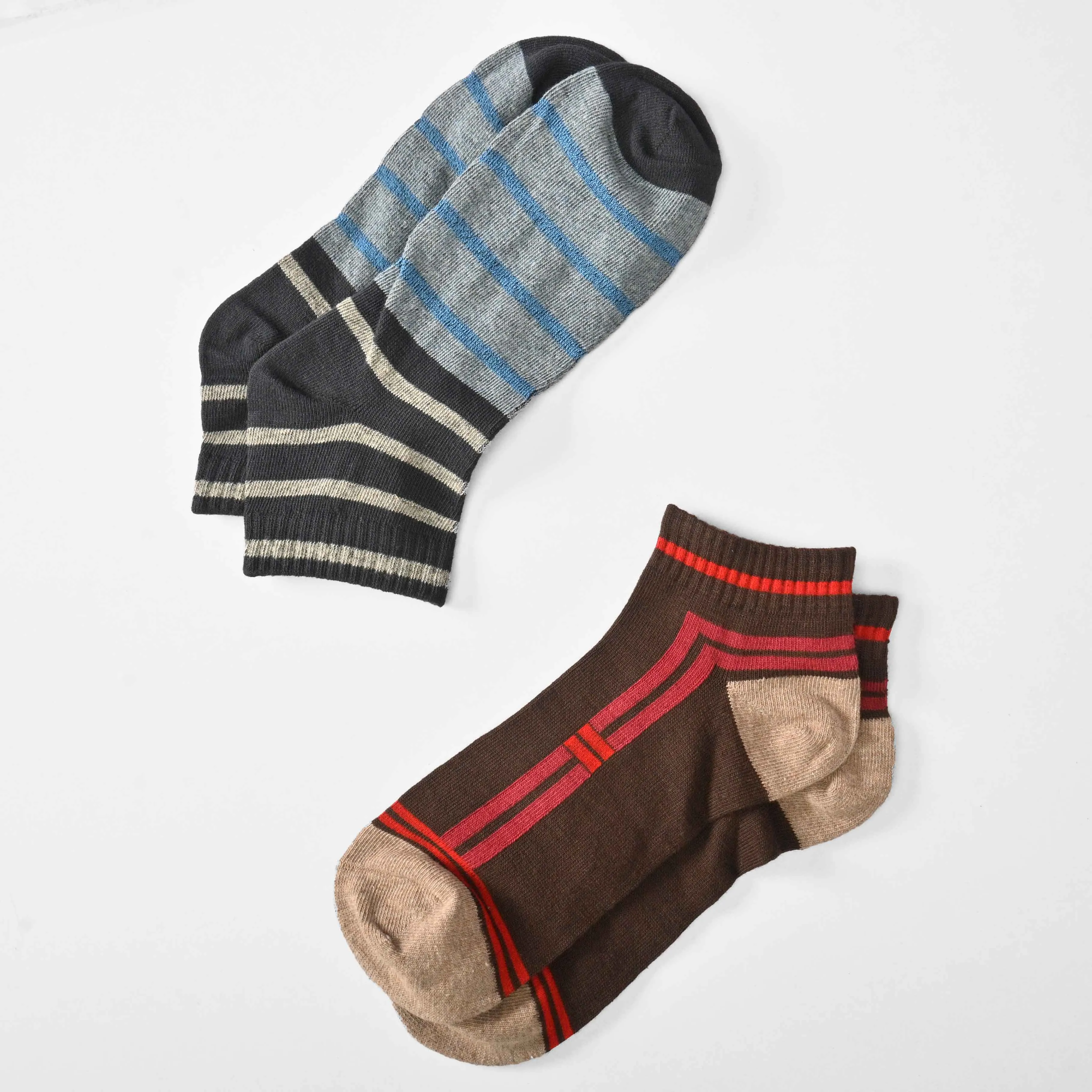 Men's Cotton Classic Anklet Socks - Pack Of 2
