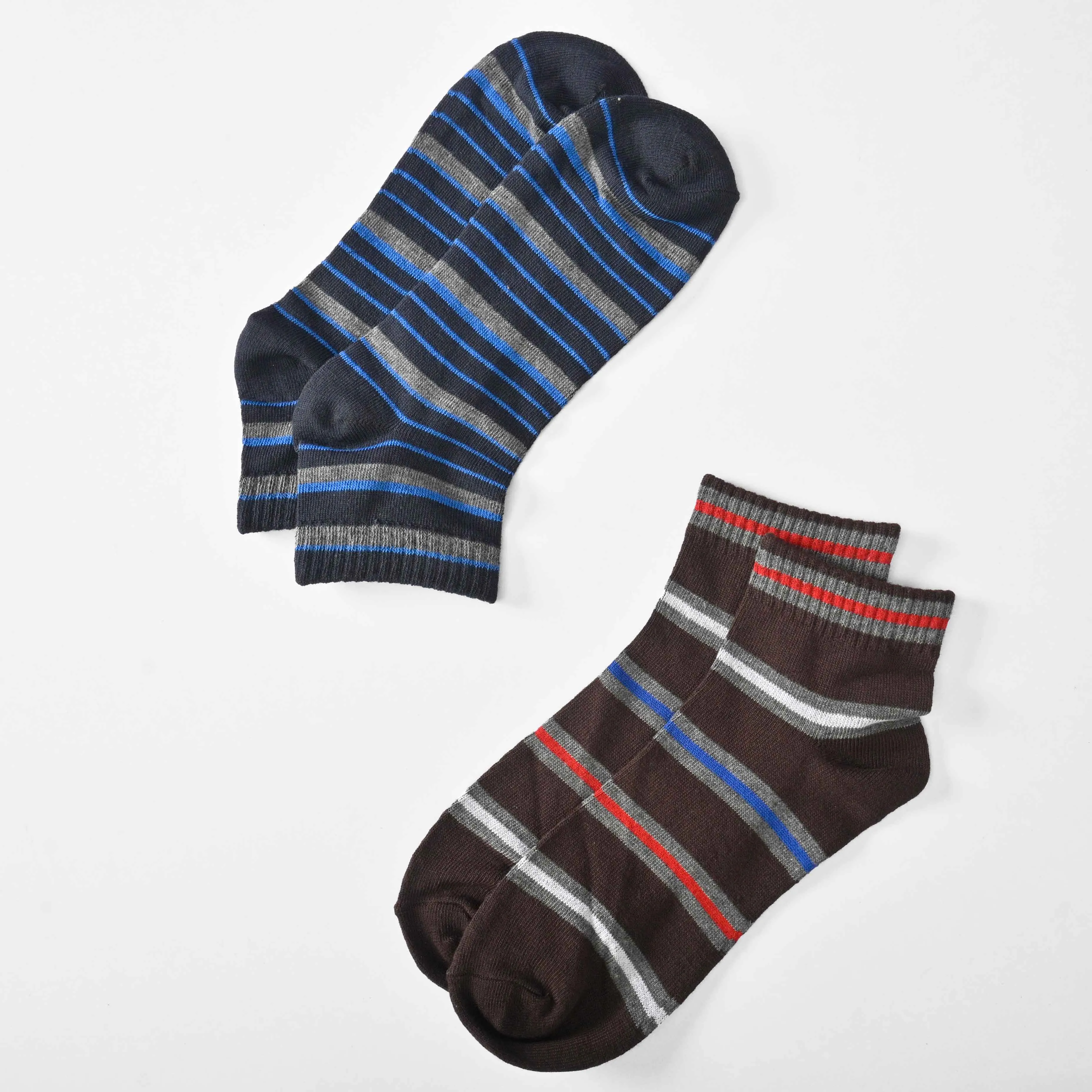 Men's Cotton Classic Anklet Socks - Pack Of 2