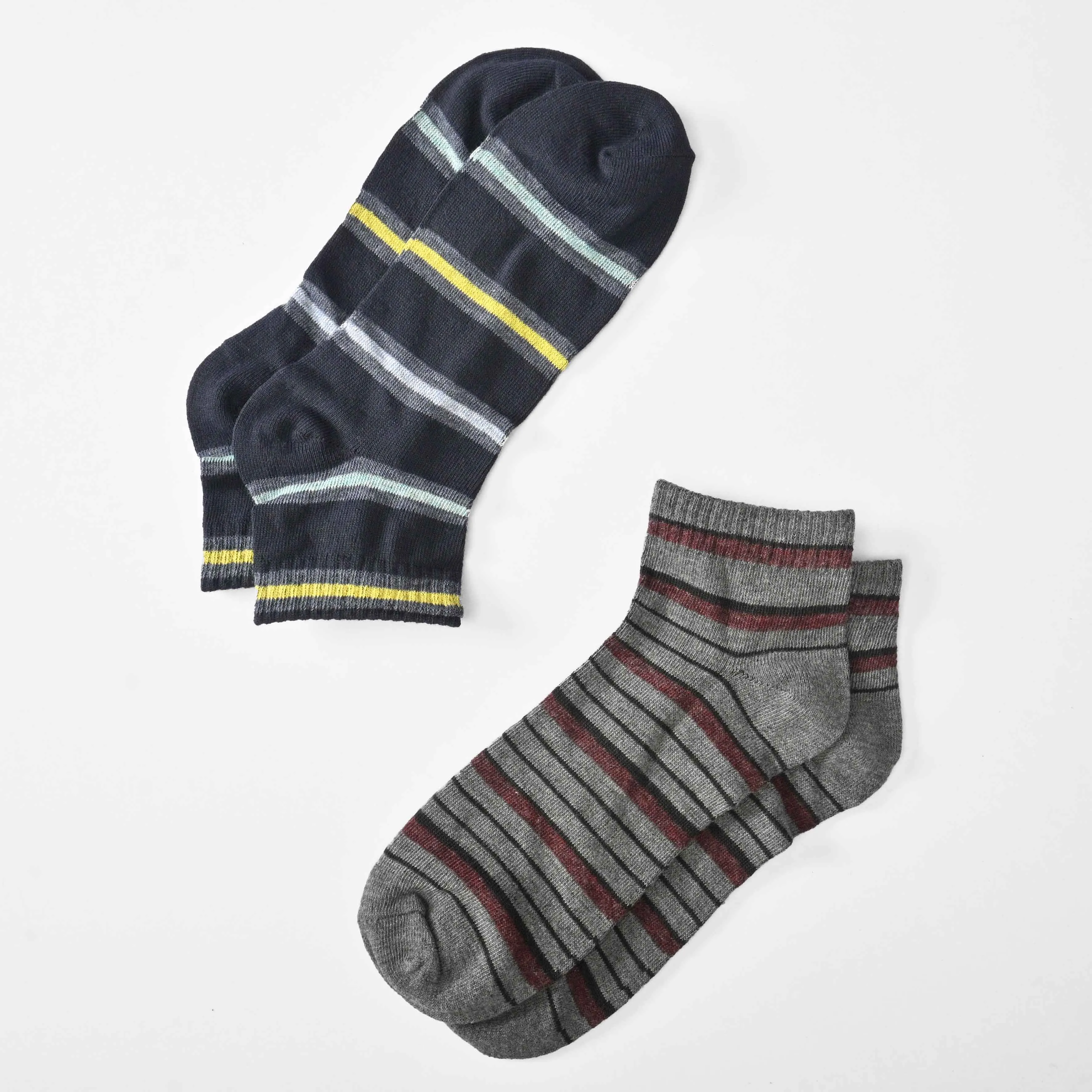 Men's Cotton Classic Anklet Socks - Pack Of 2