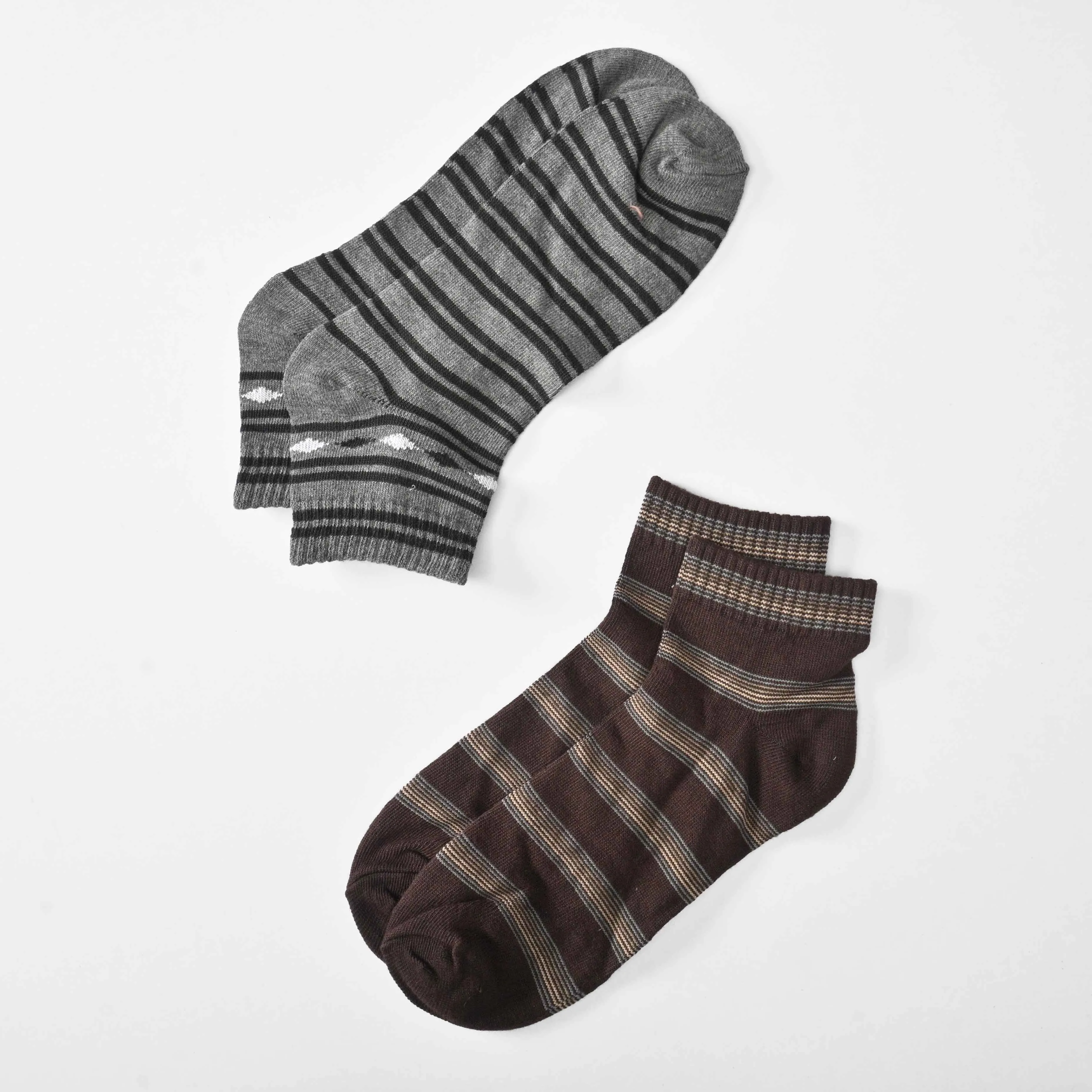 Men's Cotton Classic Anklet Socks - Pack Of 2