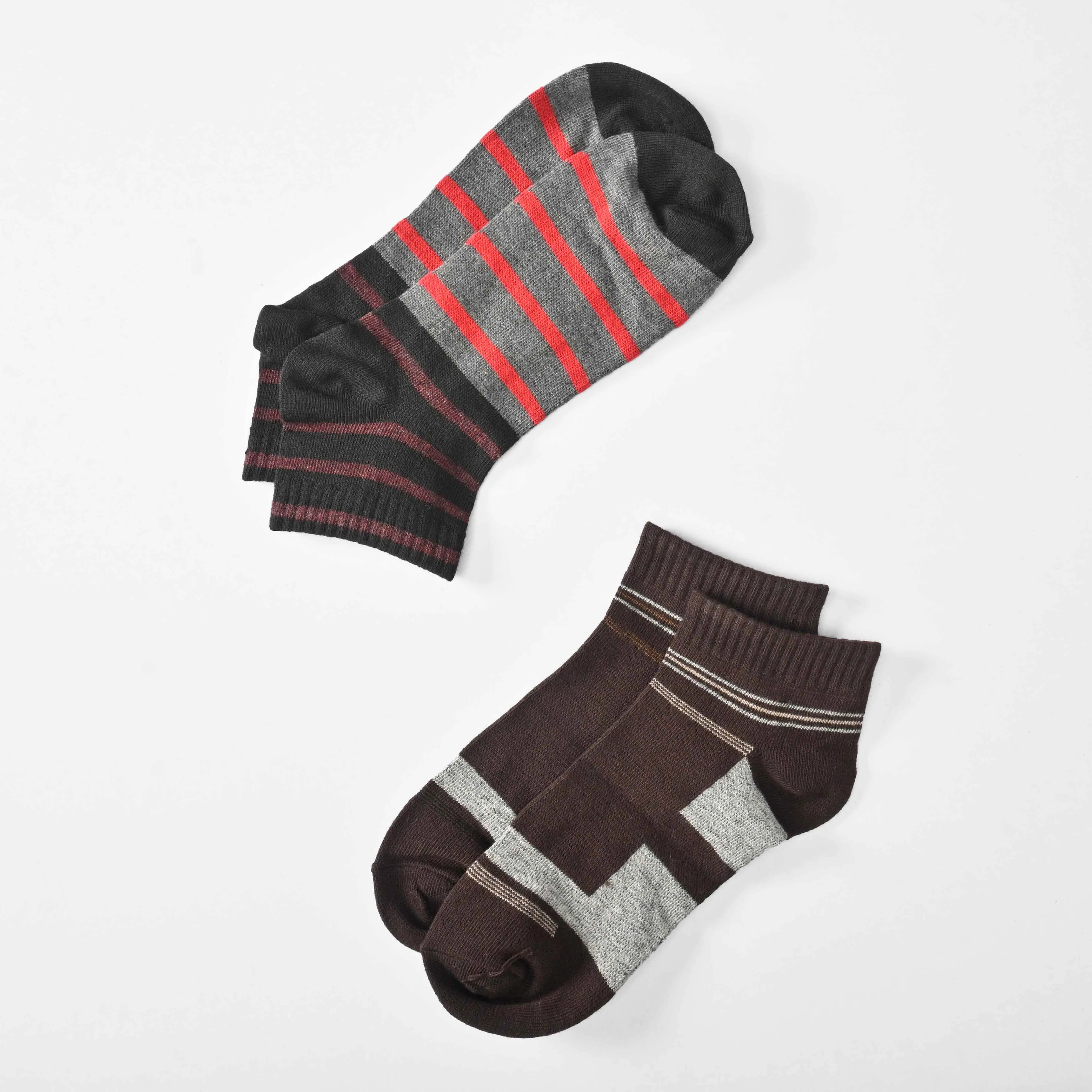 Men's Cotton Classic Anklet Socks - Pack Of 2