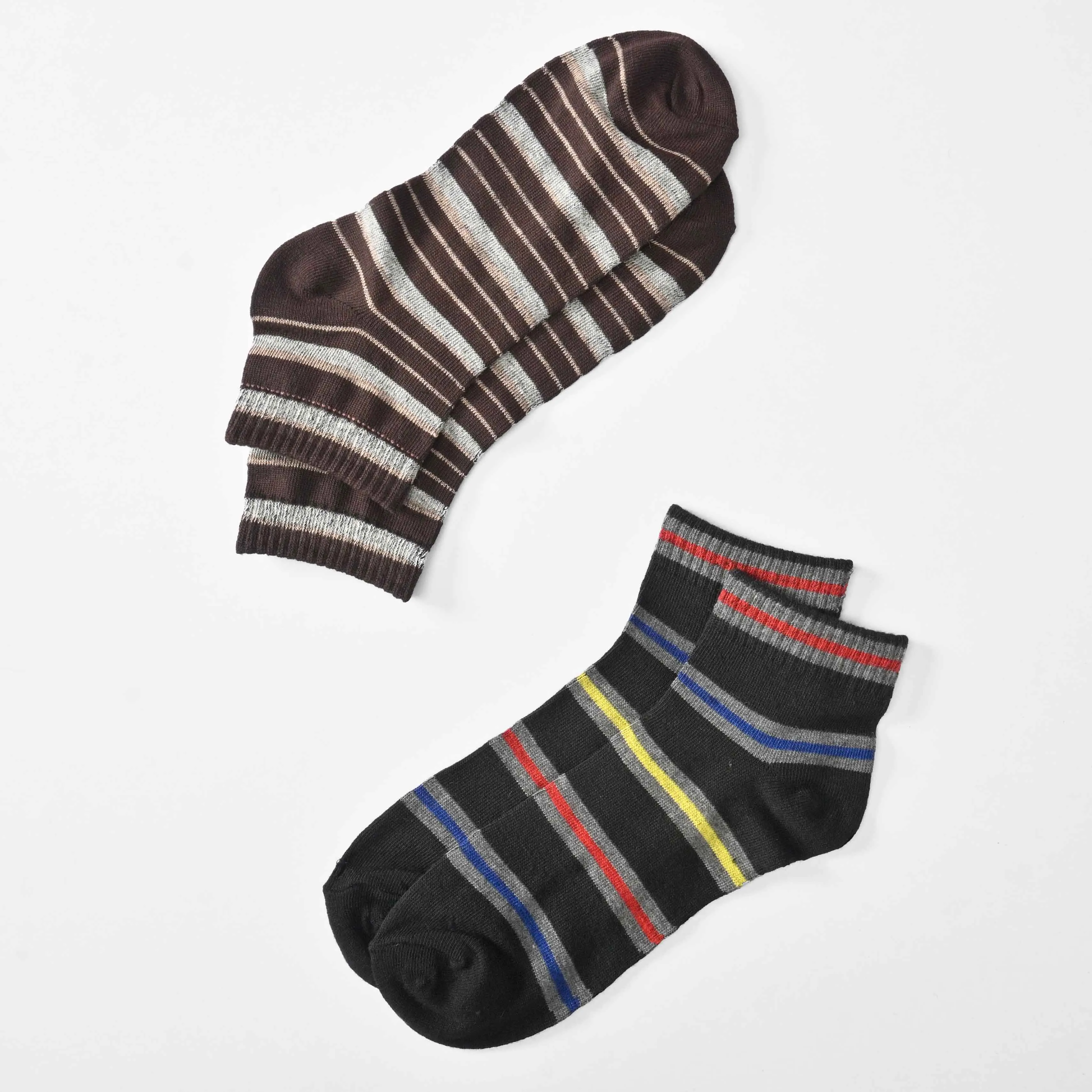 Men's Cotton Classic Anklet Socks - Pack Of 2