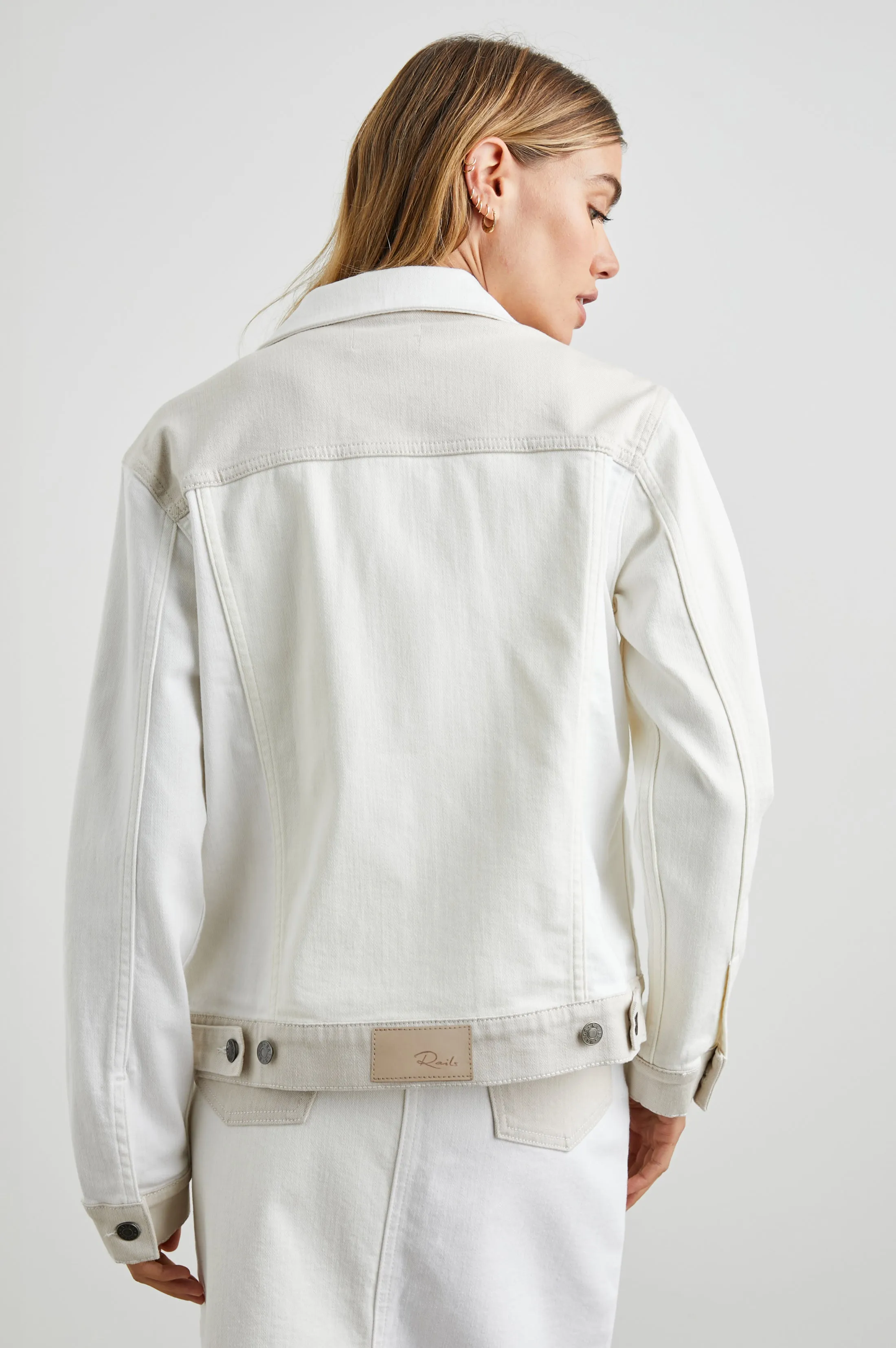 MULHOLLAND JACKET - ECRU PATCHWORK