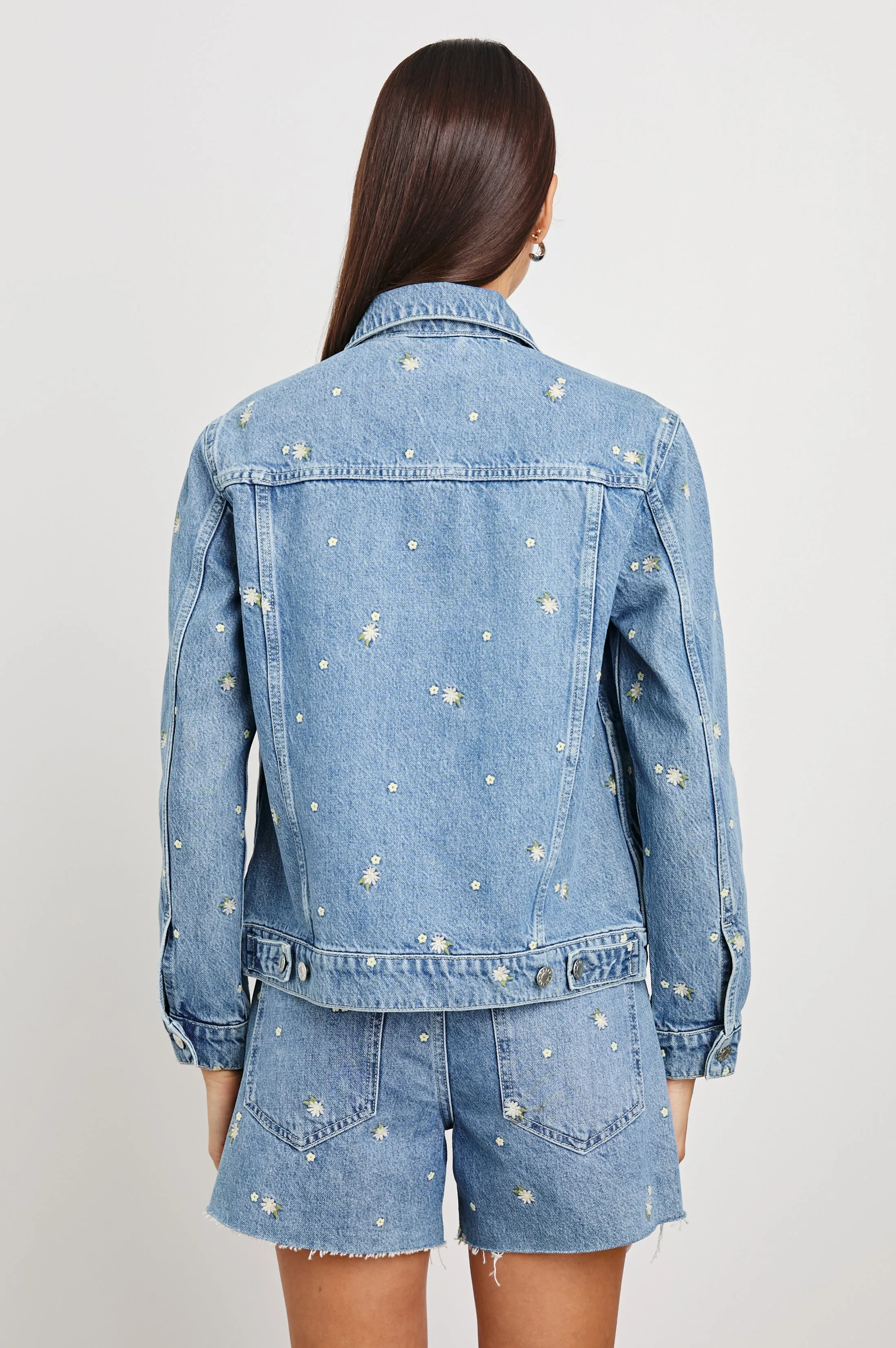 MULHOLLAND JACKET - INDIGO FLORAL