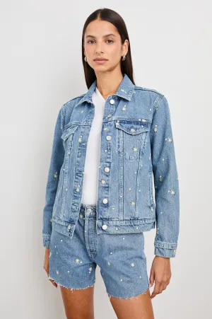 MULHOLLAND JACKET - INDIGO FLORAL
