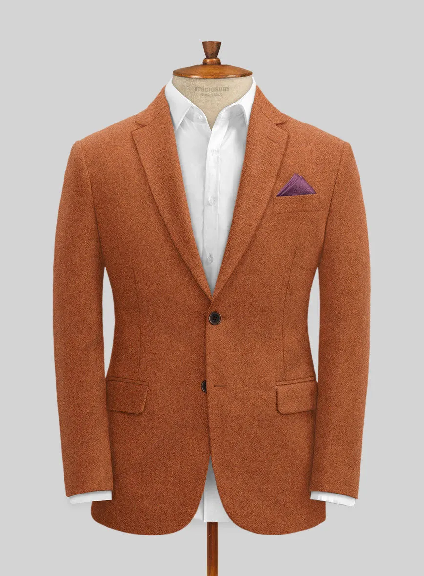 Naples Maitai Orange Tweed Jacket