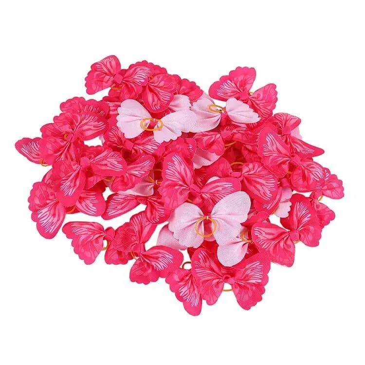 Pet Butterfly Shaped Hair Accessories