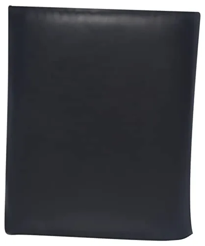 RFID Blocking Genuine Leather Wallet Extra Capacity Classic Trifold Wallet for Men