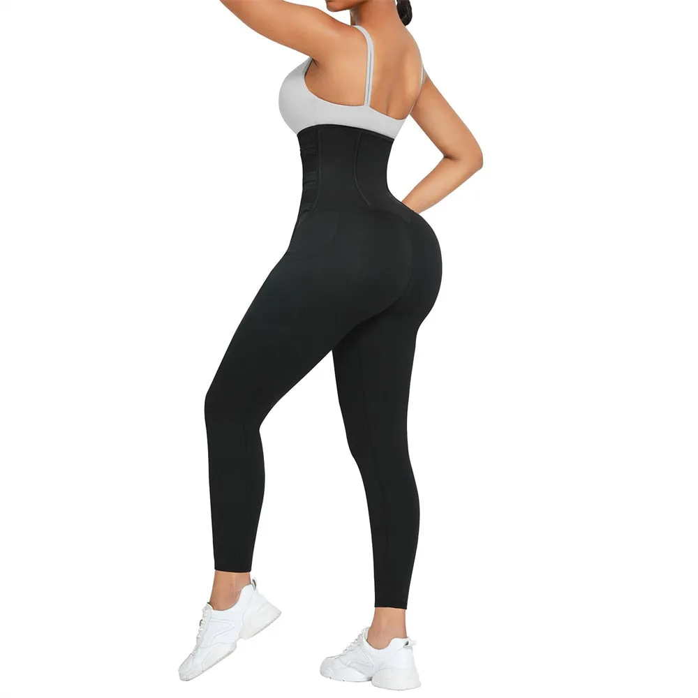 Sauna Double Band Compressing Shaper Leggings